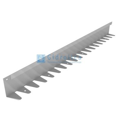 Бордюр Gidrolica Line Steel (Лайн Стил) L-образный из оцинкованной стали 1200х60х70х1,5мм