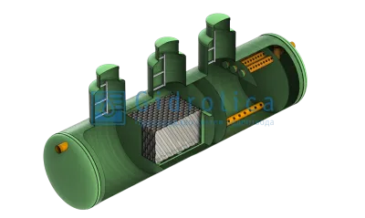 Gidrolica LOS-System 3/пескоотделитель-бензомаслоотделитель-сорбционный фильтр/140