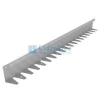 Бордюр Gidrolica Line Steel (Лайн Стил) L-образный из оцинкованной стали 1200х60х70х1,5мм